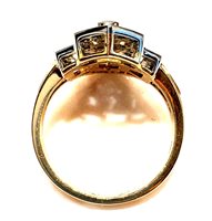Ring Sommer Woman Art Decò in Yellow Gold Diamante 0.62 Ct DIA CT 0.62 VS/G - DIA CT 0.62 VS/G